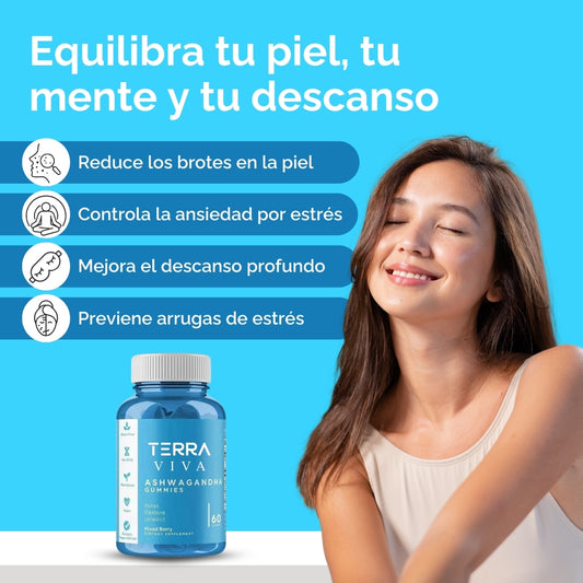 Elimina el estrés desde la raíz y transforma tu mente y tu piel con GummiFit® en 7 días